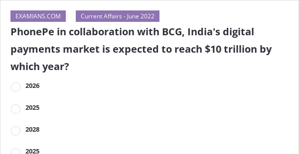 Phonepe In Collaboration With Bcg India S Digital Payments Market Is