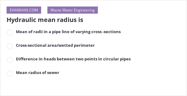 hydraulic-mean-radius-is-examians