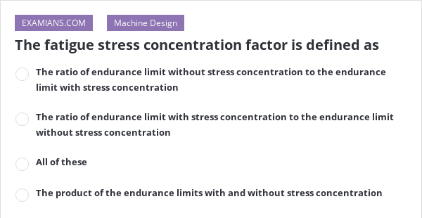 the-fatigue-stress-concentration-factor-is-defined-as-examians