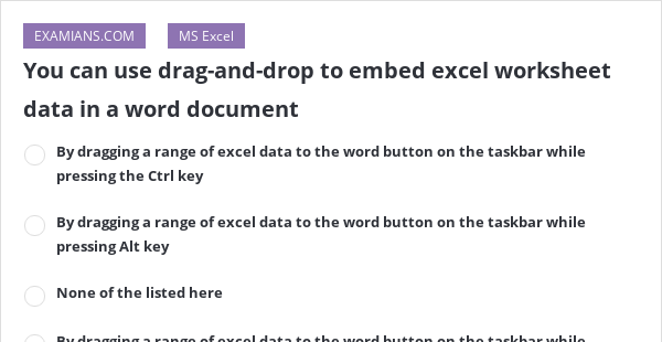 Excel ワークシートを Word 文書にリンクまたは埋め込む方法