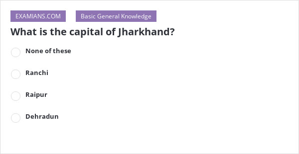 essay on capital of jharkhand