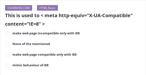 Meta http equiv x ua compatible content ie edge что это