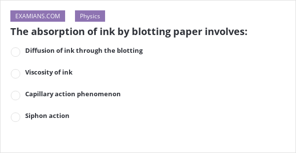 the-absorption-of-ink-by-blotting-paper-involves-examians