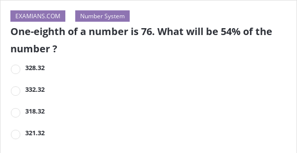 76.8 of what number is 32.64