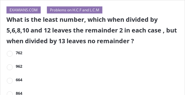 What is the least number, which when divided by 5,6,8,10 and 12 leaves