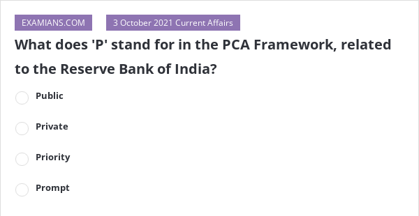 what-does-p-stand-for-in-the-pca-framework-related-to-the-reserve