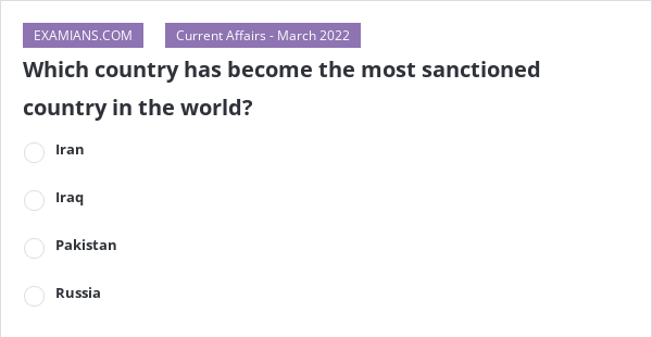 which-country-has-become-the-most-sanctioned-country-in-the-world